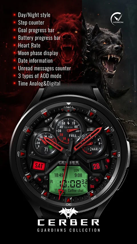 Voron CERBER Watch Face screenshot