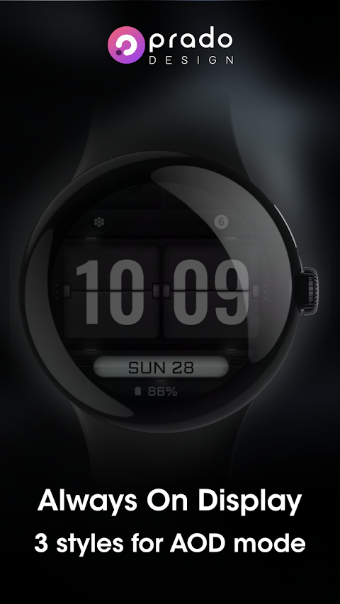Weather Flip DARK Animated screenshot