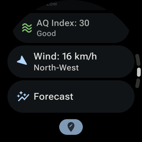 Weather Complications: Wear OS screenshot