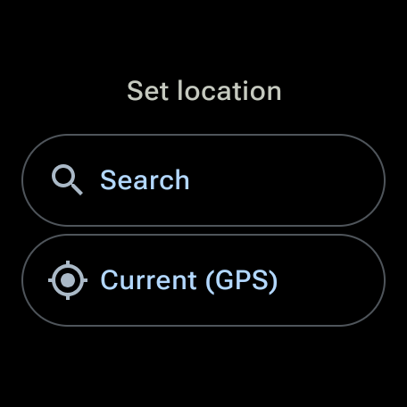 Weather Complications: Wear OS screenshot