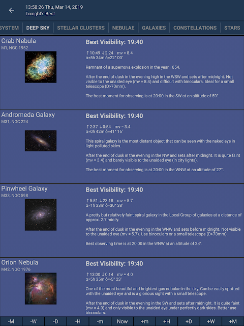Mobile Obs Pro Astronomy screenshot