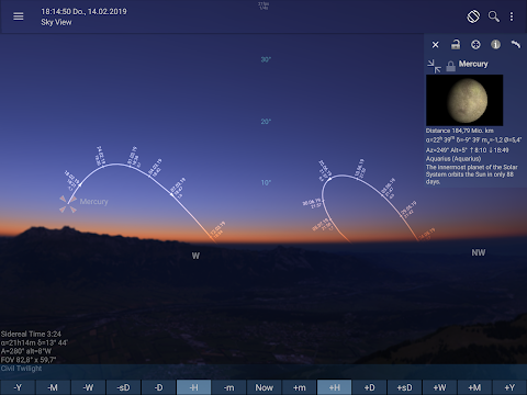 Mobile Obs Pro Astronomy screenshot
