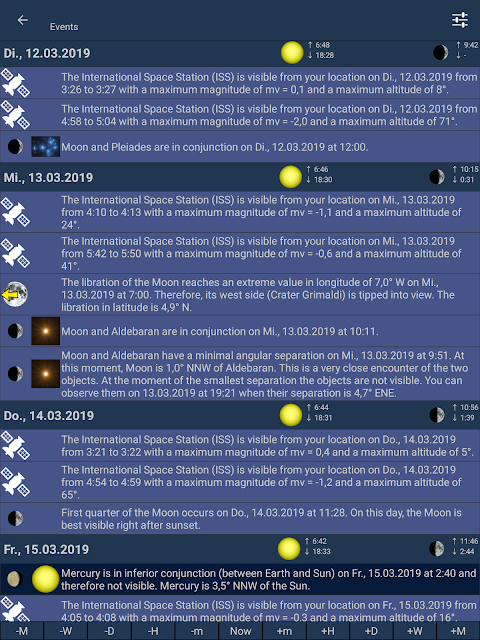 Mobile Obs Pro Astronomy screenshot