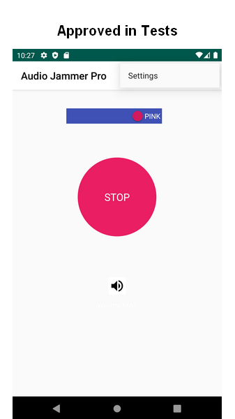 Audio Jammer Pro screenshot