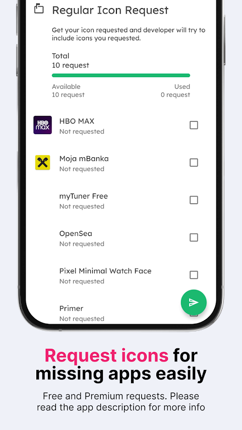 Vera Outline Black: Icon Pack screenshot