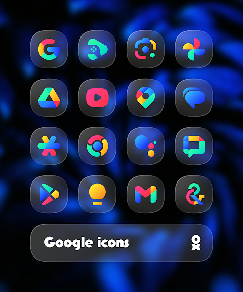 One UI Glass Color Icon Pack screenshot