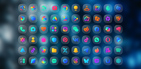 One UI Glass Color Icon Pack screenshot
