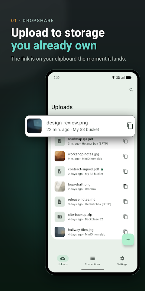 Dropshare – File Sharing Tool screenshot