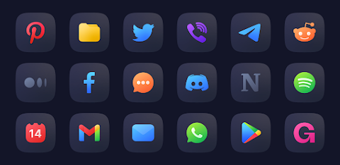 Ares Dark Icon Pack screenshot