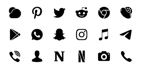 Lena Black – Glyph Icon Pack screenshot