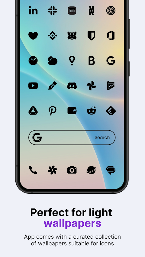 Lena Black – Glyph Icon Pack screenshot