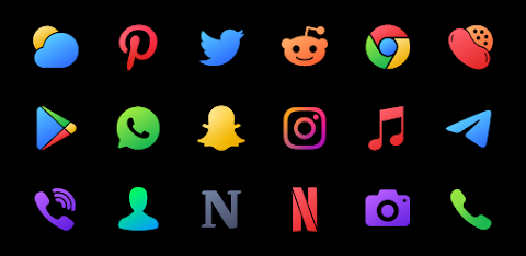 Lena Icon Pack Shapeless Icons screenshot