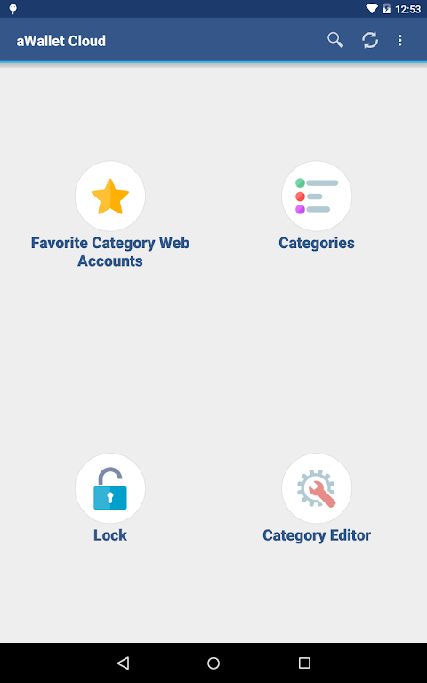 aWallet Cloud Password Manager screenshot