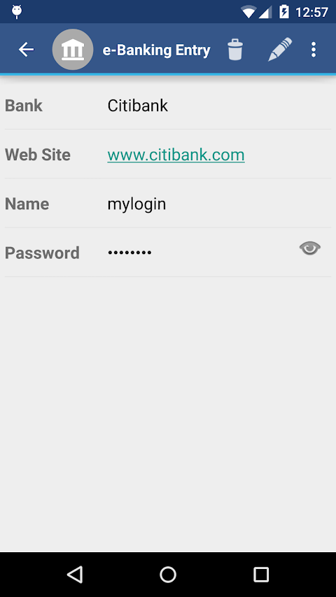 aWallet Cloud Password Manager screenshot