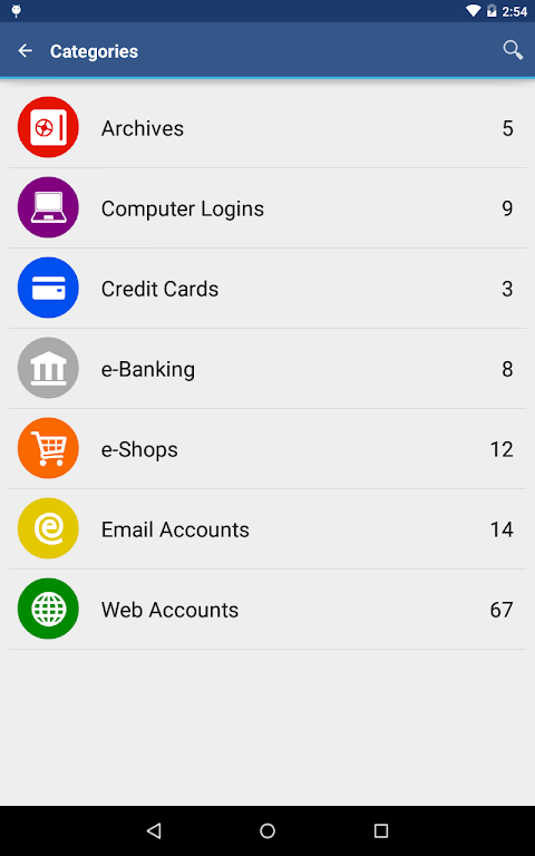 aWallet Cloud Password Manager screenshot