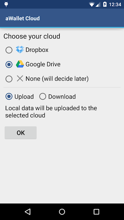 aWallet Cloud Password Manager screenshot