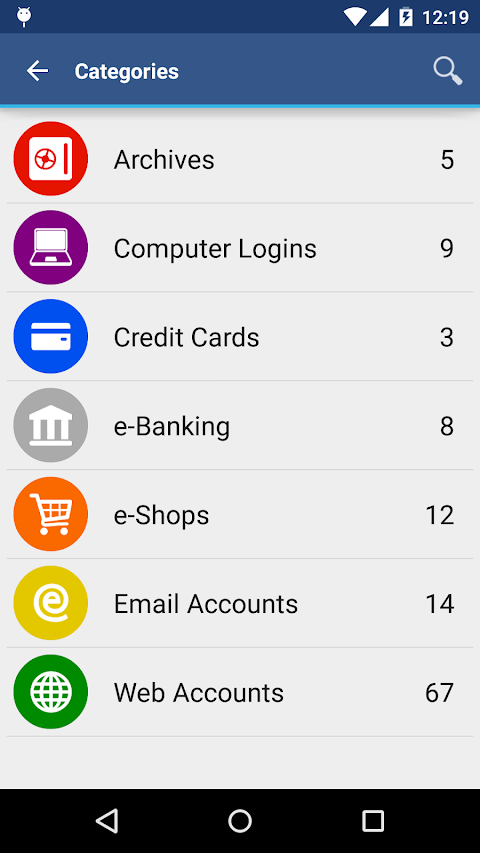 aWallet Cloud Password Manager screenshot