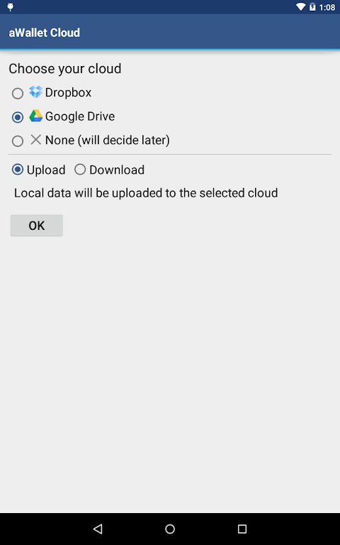 aWallet Cloud Password Manager screenshot