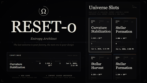RESET-0: Entropy Architect screenshot
