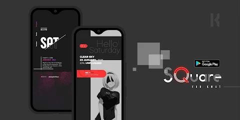 Square KWGT screenshot