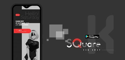 Square KWGT screenshot