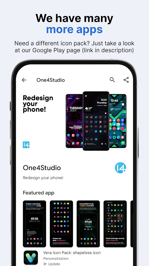 Caelus Black: linear icon pack screenshot