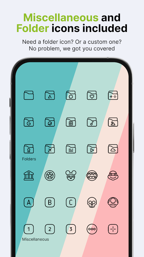 Caelus Black: linear icon pack screenshot