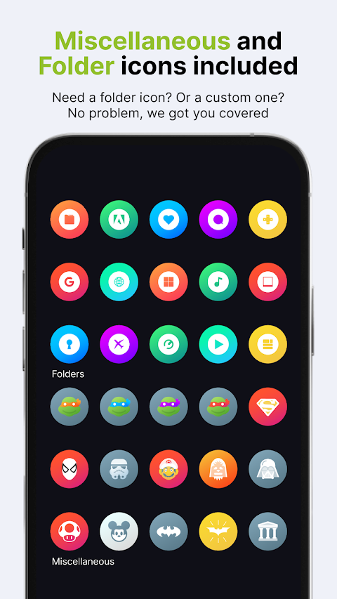 Hera Icon Pack: Circle Icons screenshot