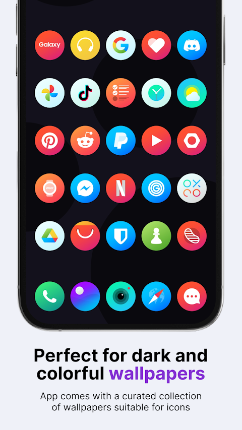 Hera Icon Pack: Circle Icons screenshot