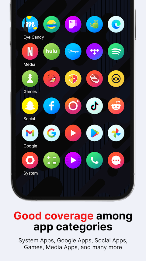Hera Icon Pack: Circle Icons screenshot