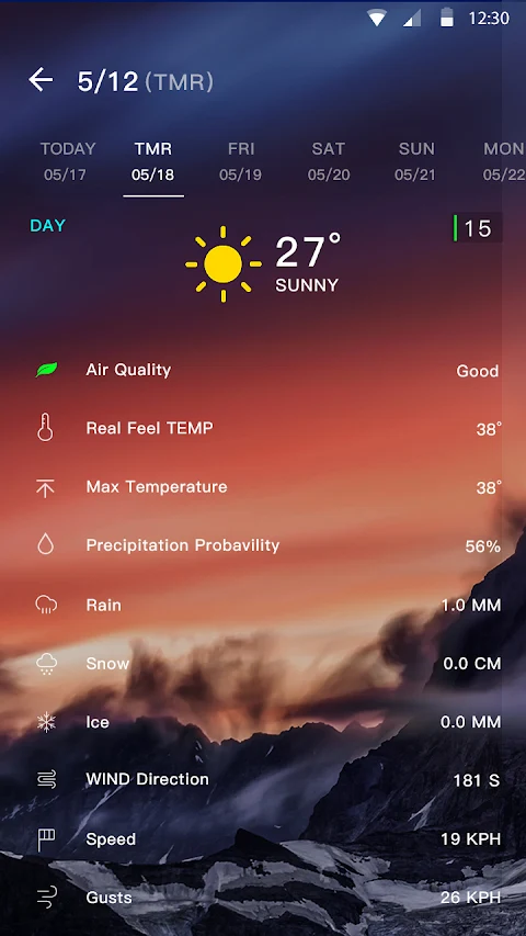Weather Forecast screenshot