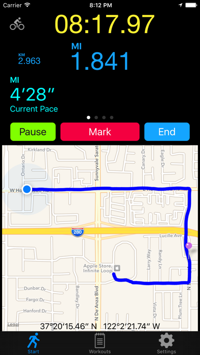 Outdoor Run++ screenshot
