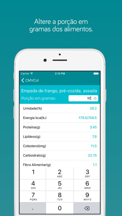 Tabela Taco screenshot