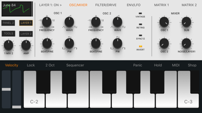 Zeeon synth screenshot