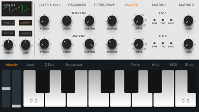 Zeeon synth screenshot
