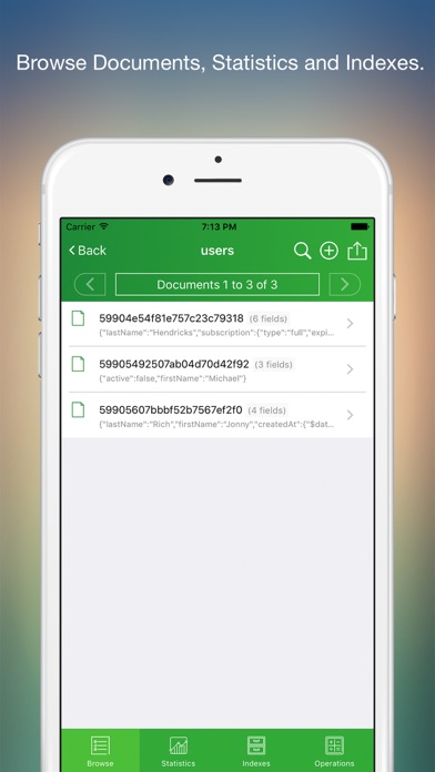 MongoLime – manage databases screenshot