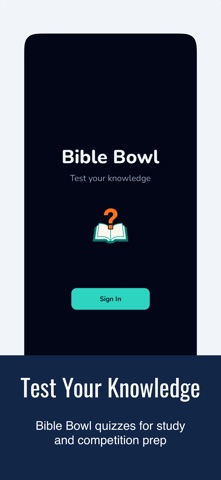 Bible Bowl Practice screenshot