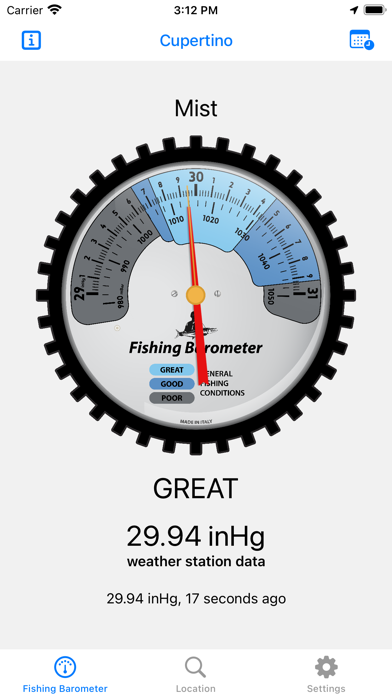Fishing Barometer – Fishermen screenshot