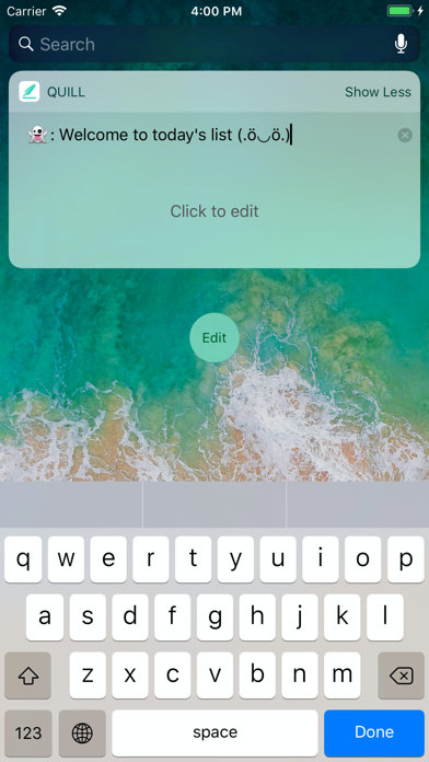 Quill – Todo list screenshot