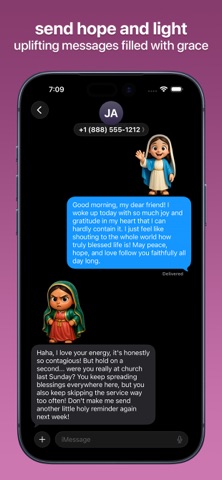 Virgin Mary Emojis screenshot
