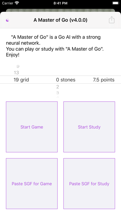 A Master of Go screenshot