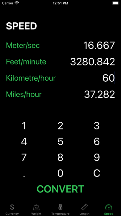 Unit Converter & Currency tool screenshot