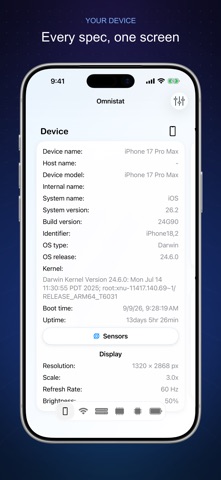 Omnistat: System Monitor screenshot