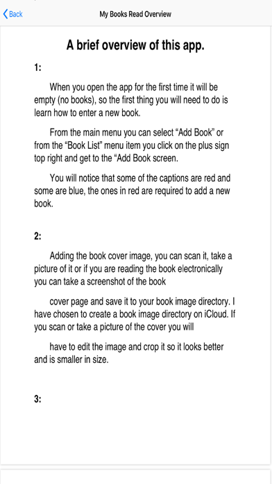 My Books Read screenshot