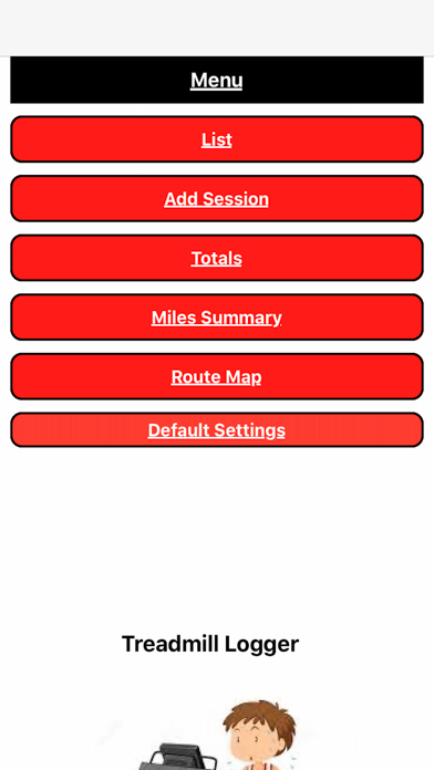 Treadmill Logger screenshot