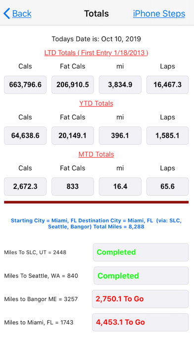 Treadmill Logger screenshot