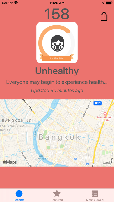 Track Air Quality – PM2.5 screenshot