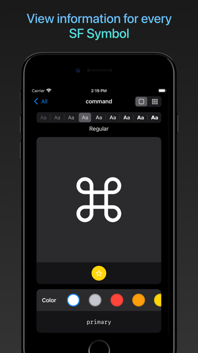 San Fransymbols: SF Symbols screenshot