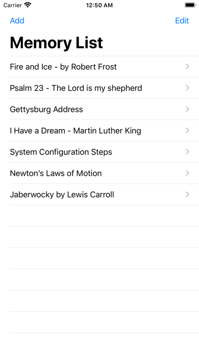 Memorization Made Easy screenshot