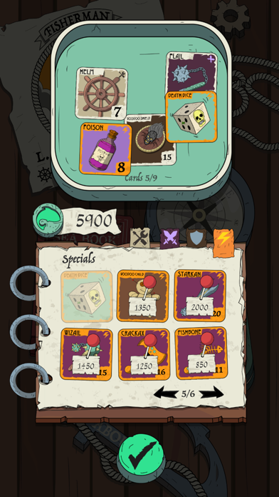 Fisherman Cards Game screenshot